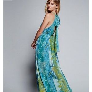 Free PeopleWomen's Blue Unattainable Maxi Dress